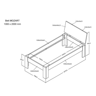 Mozart Komfortbett