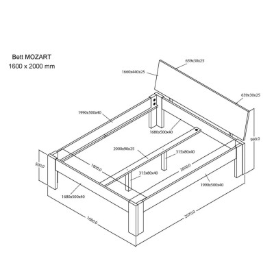 Mozart Komfortbett