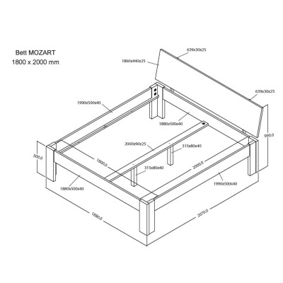 Mozart Komfortbett